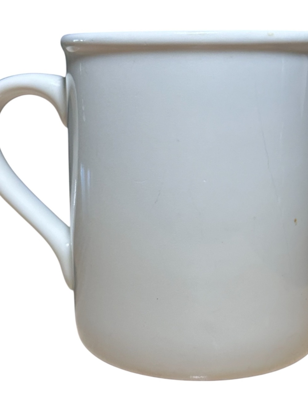 White Ceramic Novelty Quote Coffee Mug - White - Picture 5 of 7